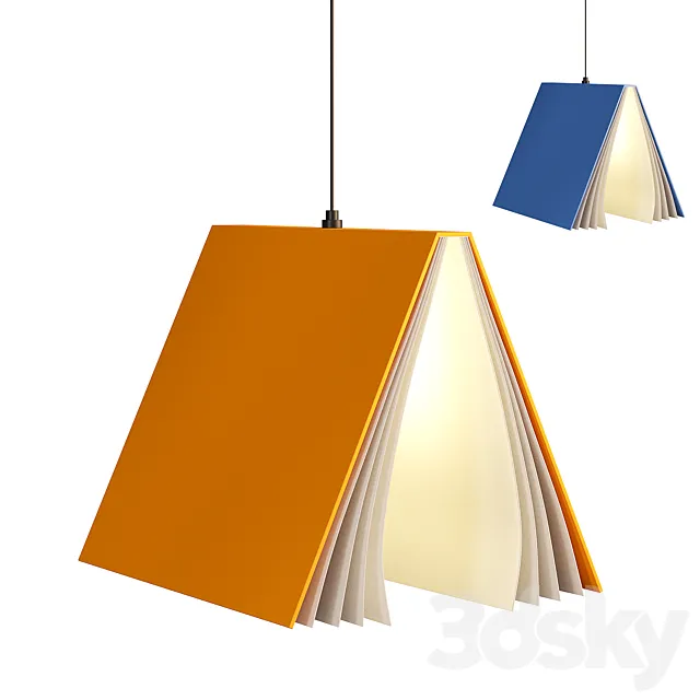 Hanging Books 3D Model