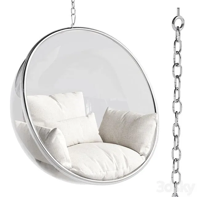 Hanging Bubble Armchair 3D Model