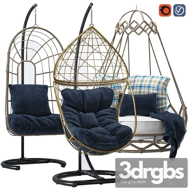 Hanging chair 3D Model Free