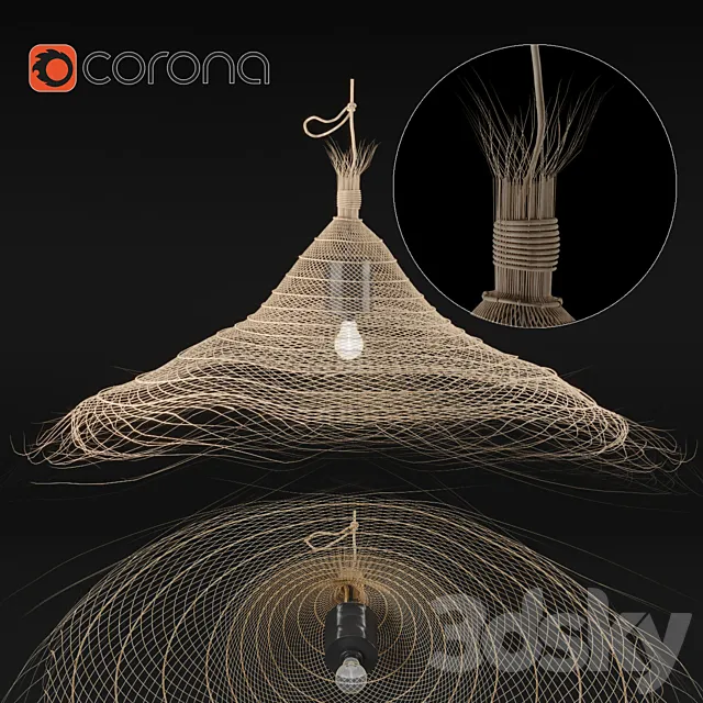 Hanging chandelier # 2 3D Model