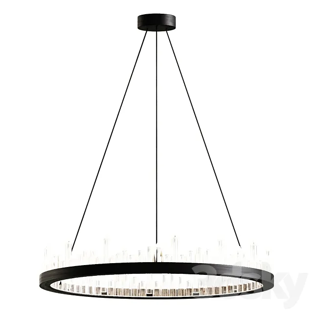 Hanging Chandelier Crystal LED Chandelier Promethus Pendant Light 3D Model