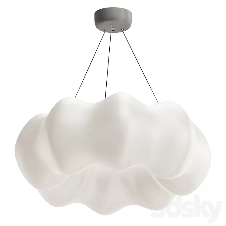 Hanging chandelier DONUT 3D Model Free