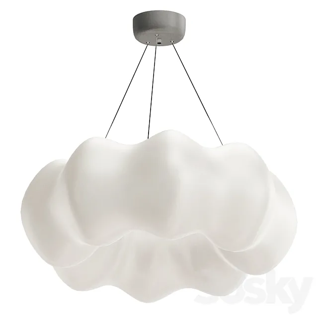 Hanging chandelier DONUT 3DModel