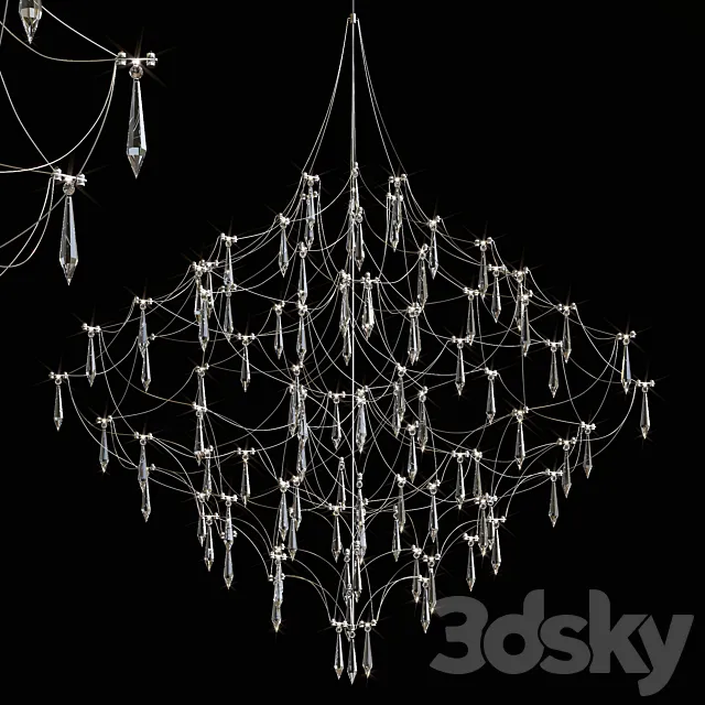 Hanging chandelier DSMJFU 3D Model