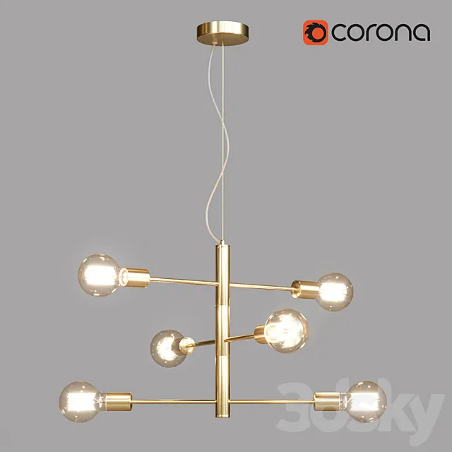 Hanging chandelier Lussole Lgo Huron GRLSP-8155 Free Download