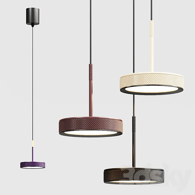 Hanging Chandelier LuxHolic 1395D01 Hanging lamp 3D Model
