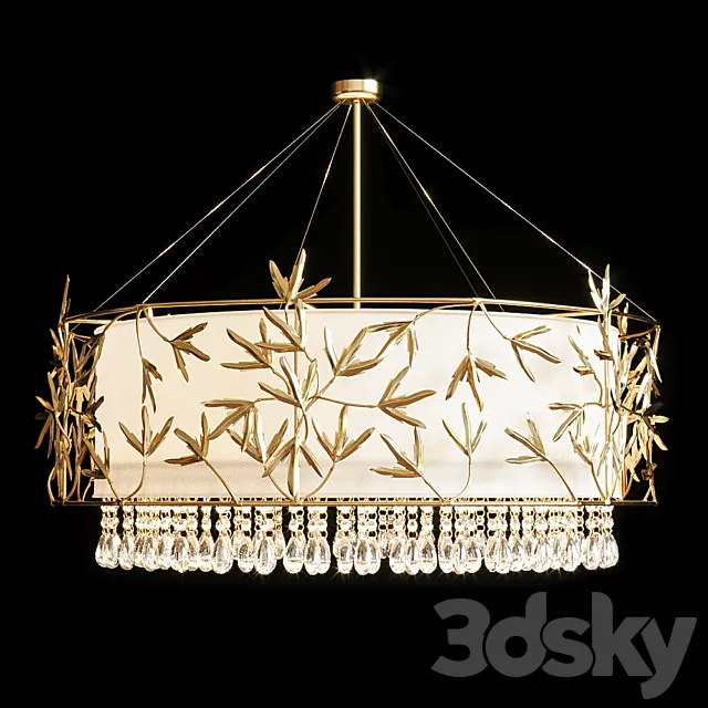 Hanging chandelier Marijuana Tredici 3DModel