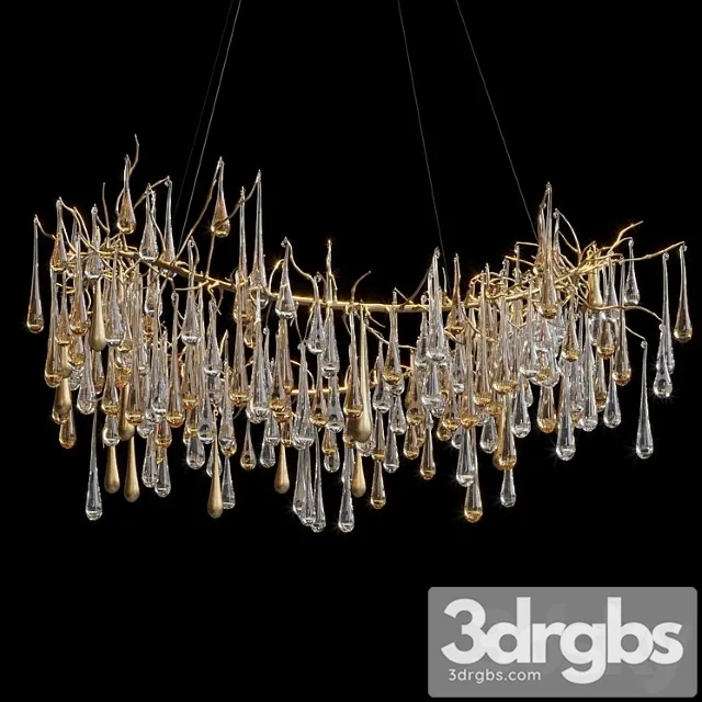 Hanging chandelier vargov design - olive_2
