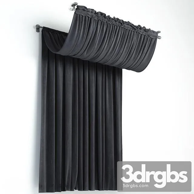Hanging Curtain 3D Model Free
