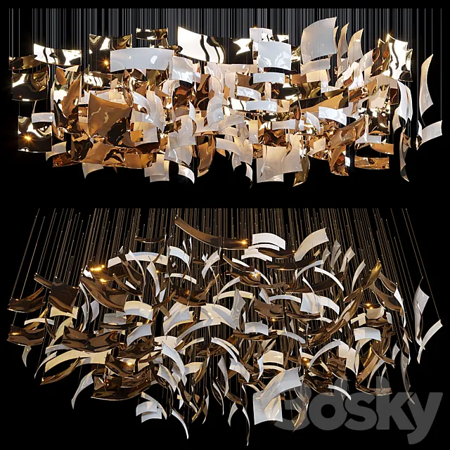 Hanging elements CLOTH - Vargov Design Free Download