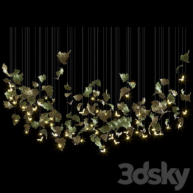 Hanging elements FIREFLY - Vargov Design 3DModel