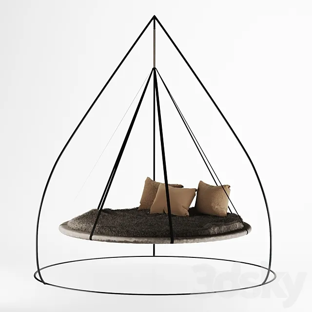 Hanging hammock 3DModel