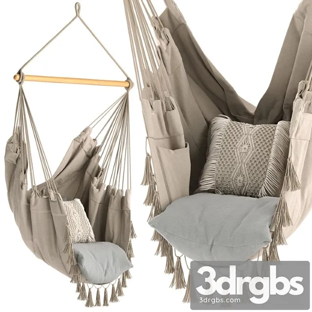 Hanging Hammock Chair Komorebi Collection 3D Model Free