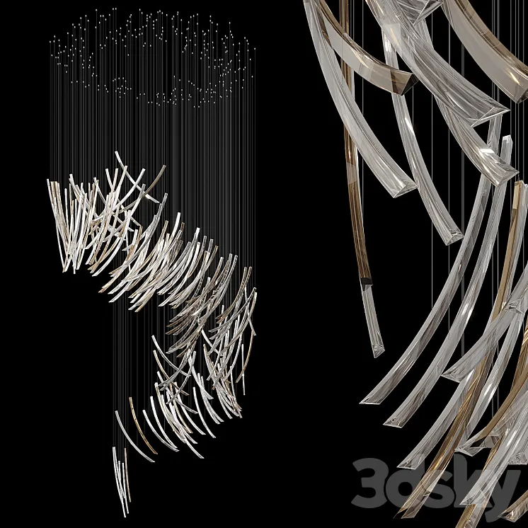 Hanging installation Vargov Design - Samurai Free Download