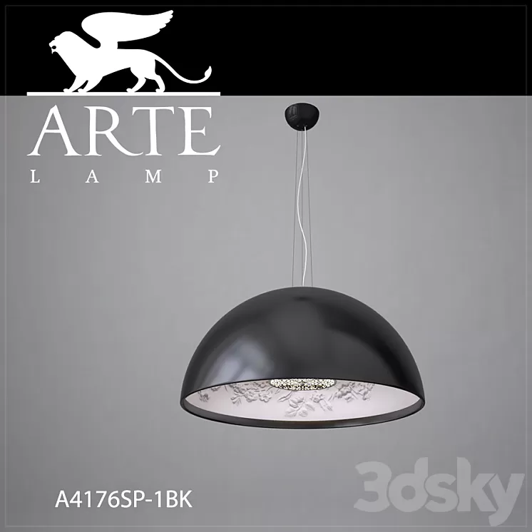 Hanging lamp Arte Lamp A4176SP-1BZ 3D Model