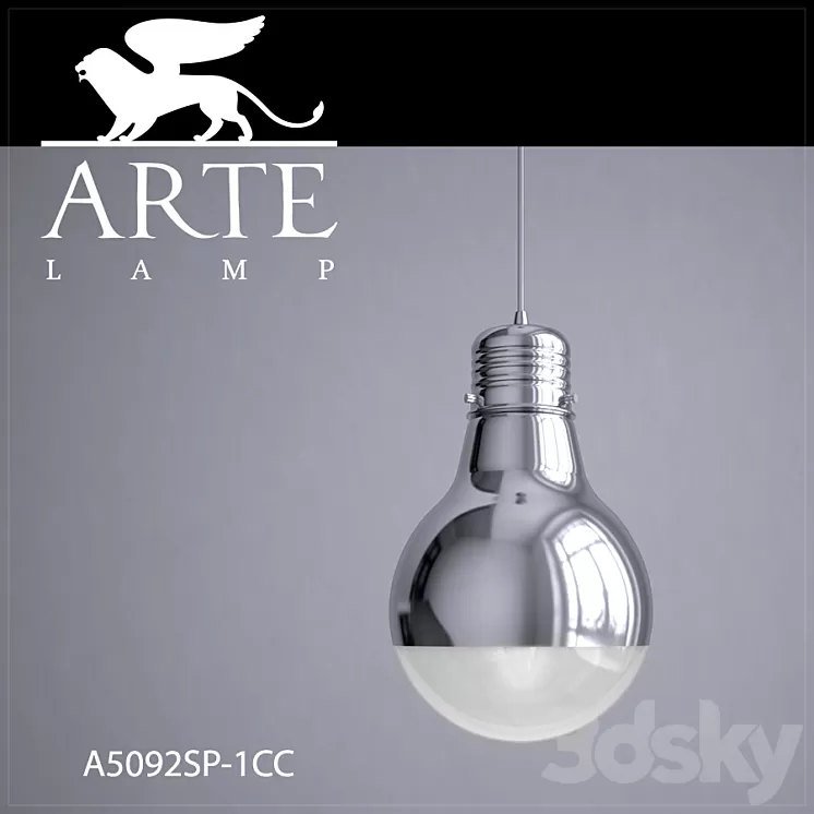 Hanging lamp ARTE LAMP A5092SP-1CC 3D Model