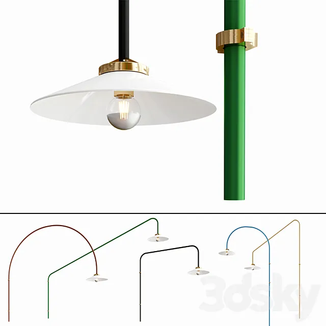 Hanging lamp collection By valerie_objects Free Download