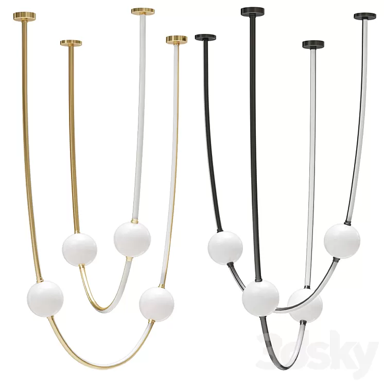 Hanging Lamp Delight Lampatron 3D Model Free