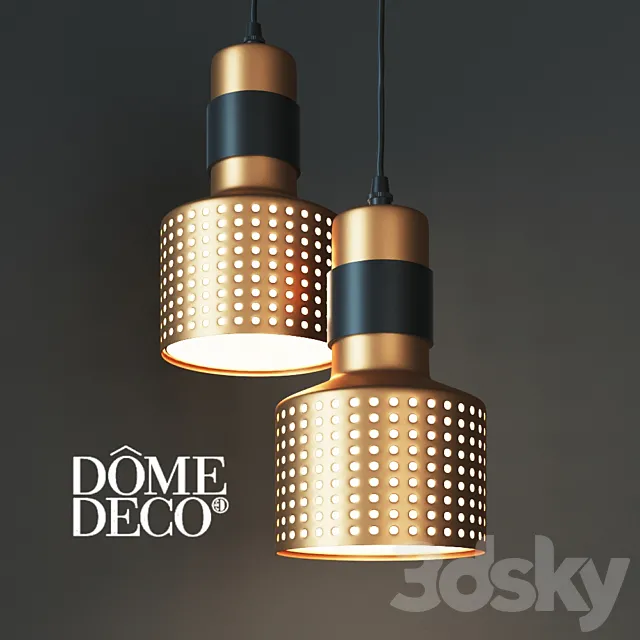 Hanging lamp Dome deco Free Download