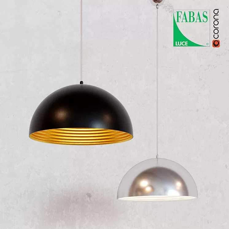 Hanging lamp Fabas Dingle 3D Model