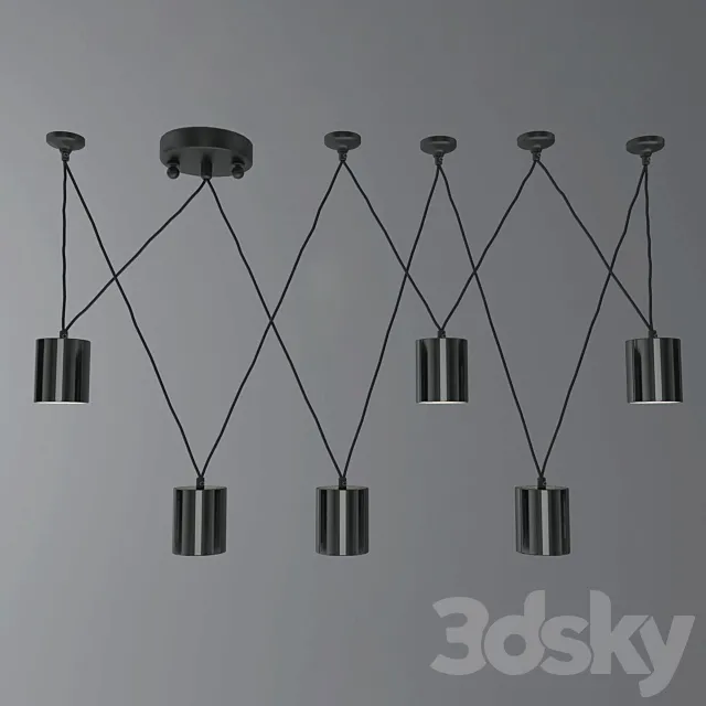 Hanging lamp Favourite Actuel 1441-6P 3DModel