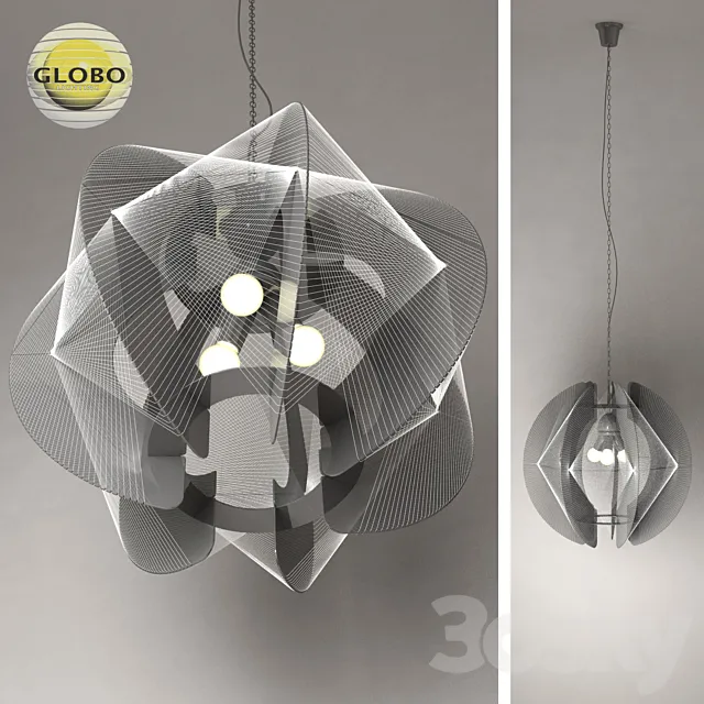 Hanging lamp Globo lighting 3D Model