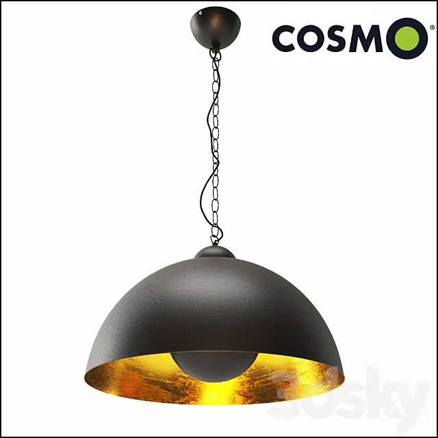 Hanging lamp Industrial Dome 3DModel