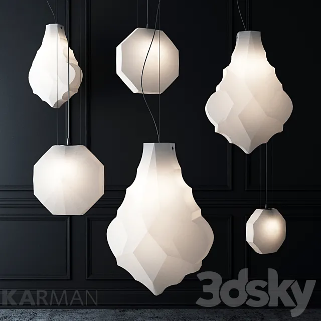Hanging lamp Karman 24 KARATI 1B 3D Model