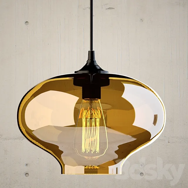Hanging lamp Loft Designe 3D Model