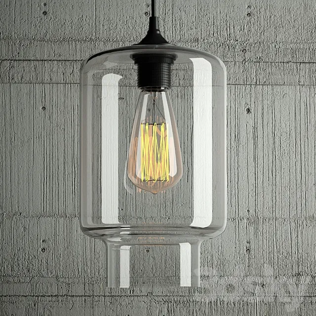 Hanging lamp Loft Designe 3DModel
