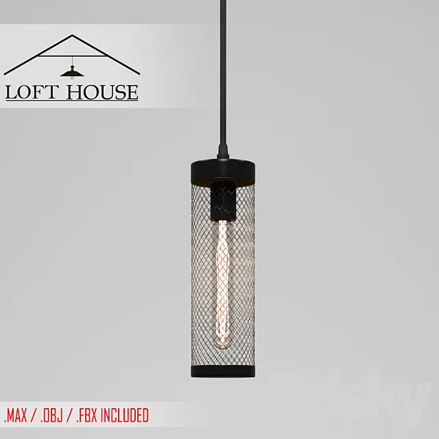 Hanging lamp LOFT HOUSE P-152 LOFT HOUSE P-153 3D Model