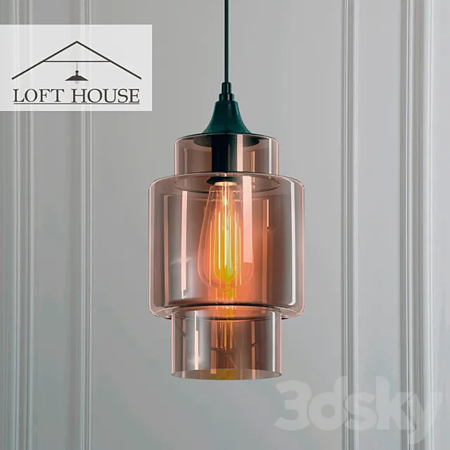 Hanging lamp LOFT HOUSE P-158 3D Model