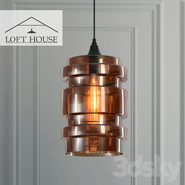 Hanging lamp LOFT HOUSE P-159 3D Model