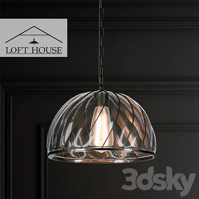 Hanging lamp LOFT HOUSE P-165 3D Model