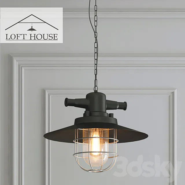 Hanging lamp LOFT HOUSE P-189 3D Model