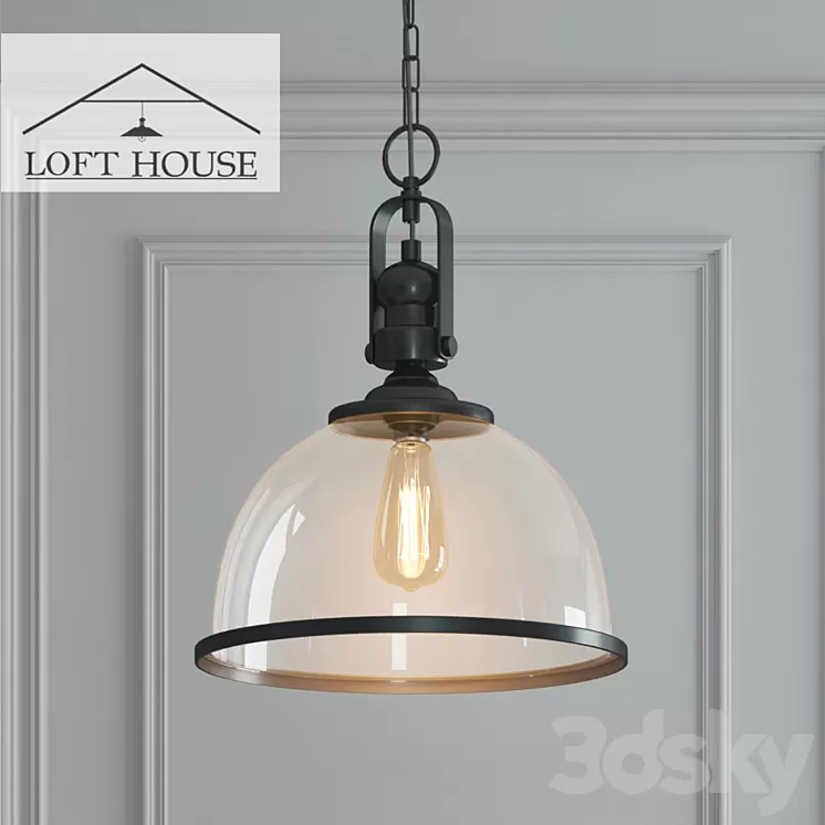 Hanging lamp LOFT HOUSE P-190 3D Model