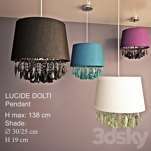 Hanging lamp Lucide Dolti 3DModel