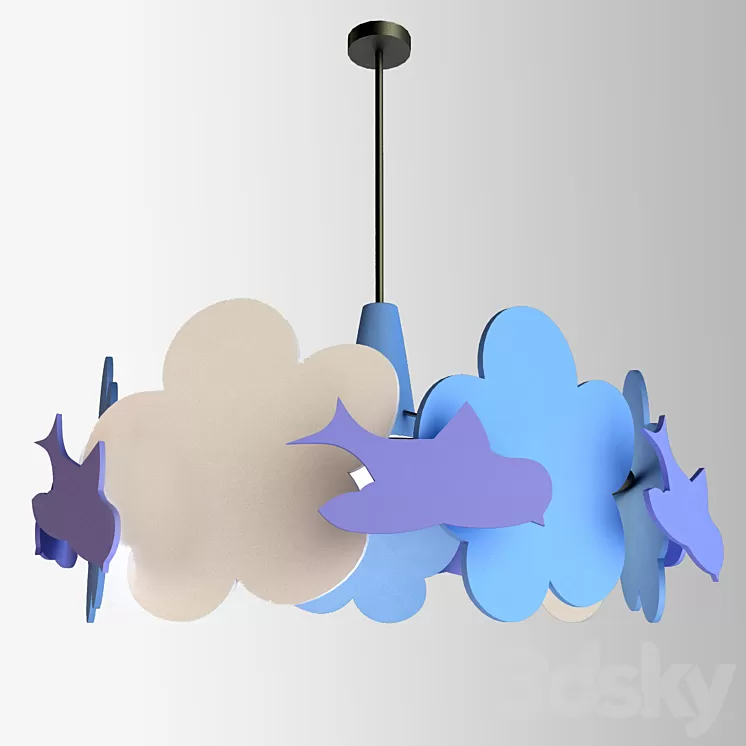 Hanging lamp Massive FIDORIA 401795510 3D Model