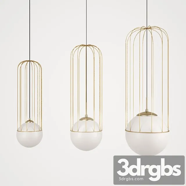 Hanging lamp maytoni telford 3D Model Free