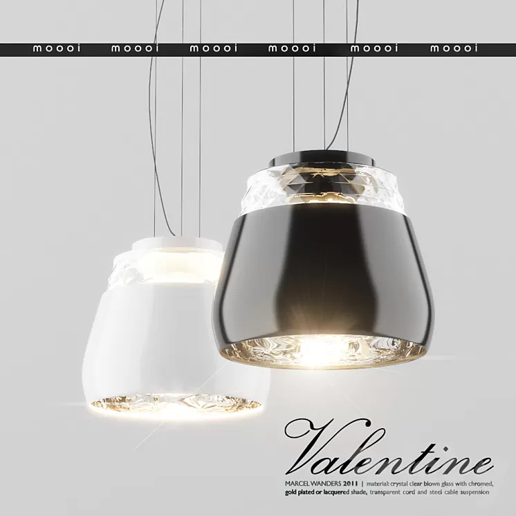 Hanging lamp MOOOI Valentine 3D Model