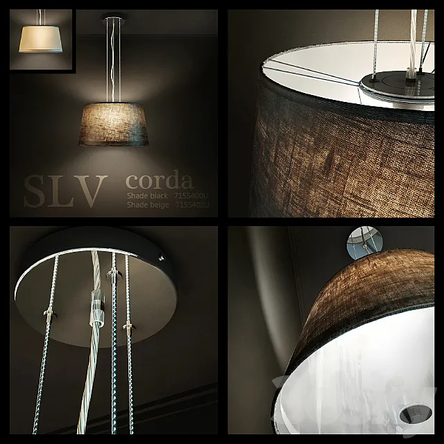 Hanging lamp SLV Corda 3DModel