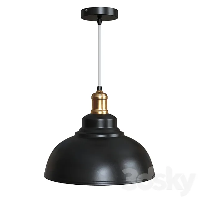 Hanging lamp “Spool”_Skarlat LS 1079-290-1L 3D Model