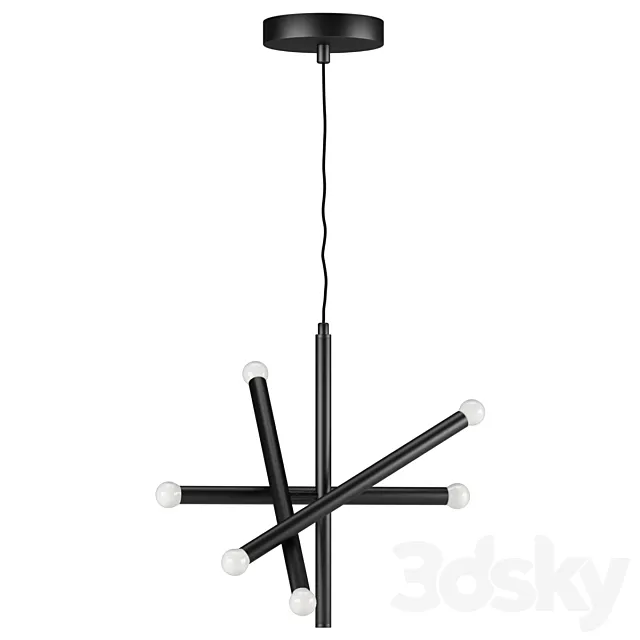 Hanging lamp Sticks 3D Model