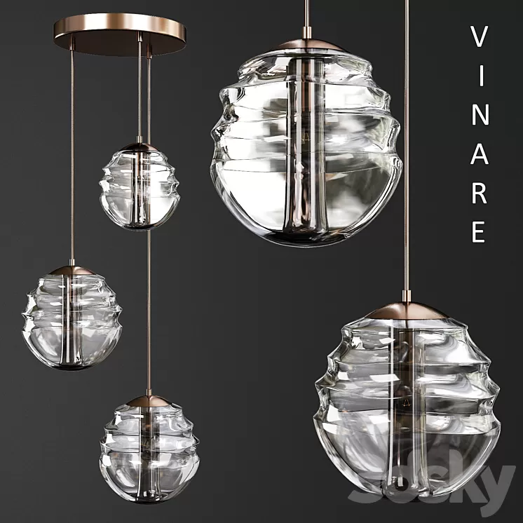 Hanging lamp Vinare 3D Model
