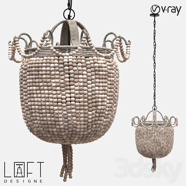 Hanging light LoftDesigne 10312 model 3D Model