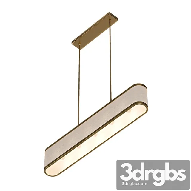 Hanging Linear Pendant Lamp From Anthropologie 3D Model Download