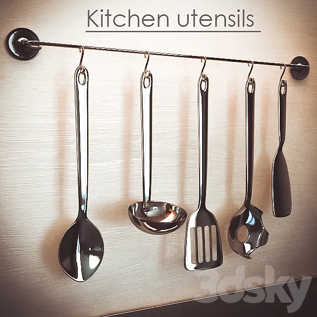 Hanging on the wall of cookware Free Download