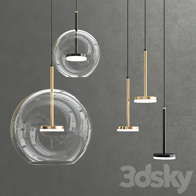 Hanging pendants 3D Model