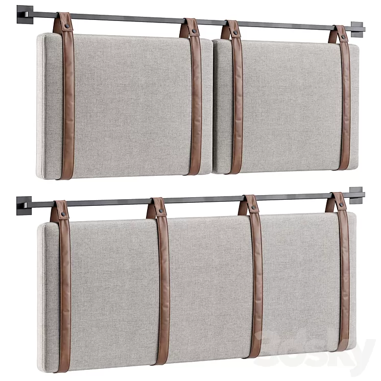 Hanging Pillow Headboard Set 2