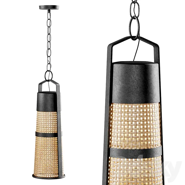 Hanging rattan lamp H400 _ Hanging rattan lamp Free Download